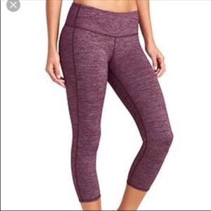 Athleta Chaturanga Purple Yoga Leggings Pants XST